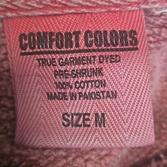 Vintage Y2K WWF Panda Bear Animal Logo 100% Cotton Red Hoodie Med - Picture 8 of 9